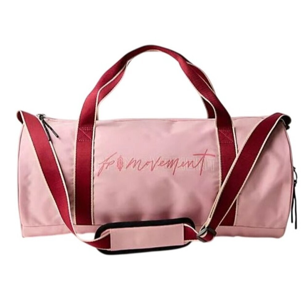 New Free People Good Sport Duffle Bag Pink